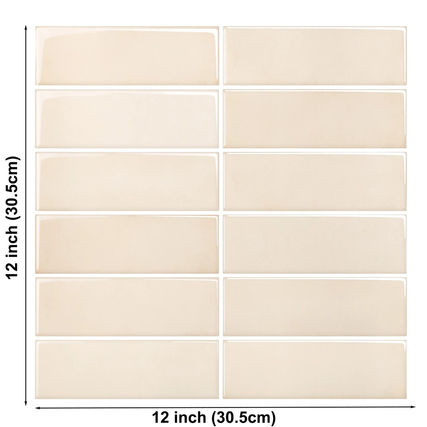 Peel & Stick 3D Wall Tiles (4-Pack)