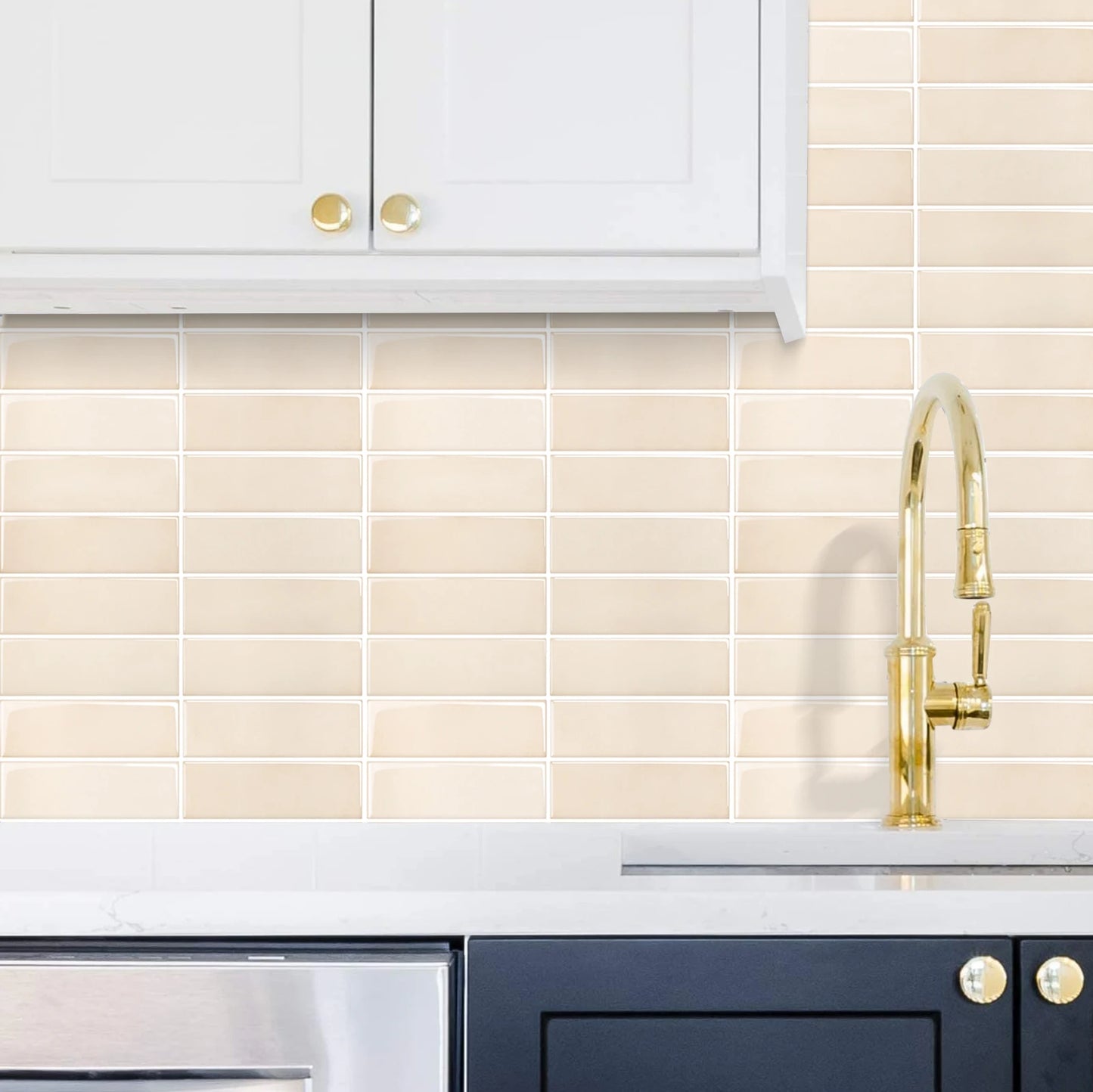Peel & Stick 3D Wall Tiles (4-Pack)