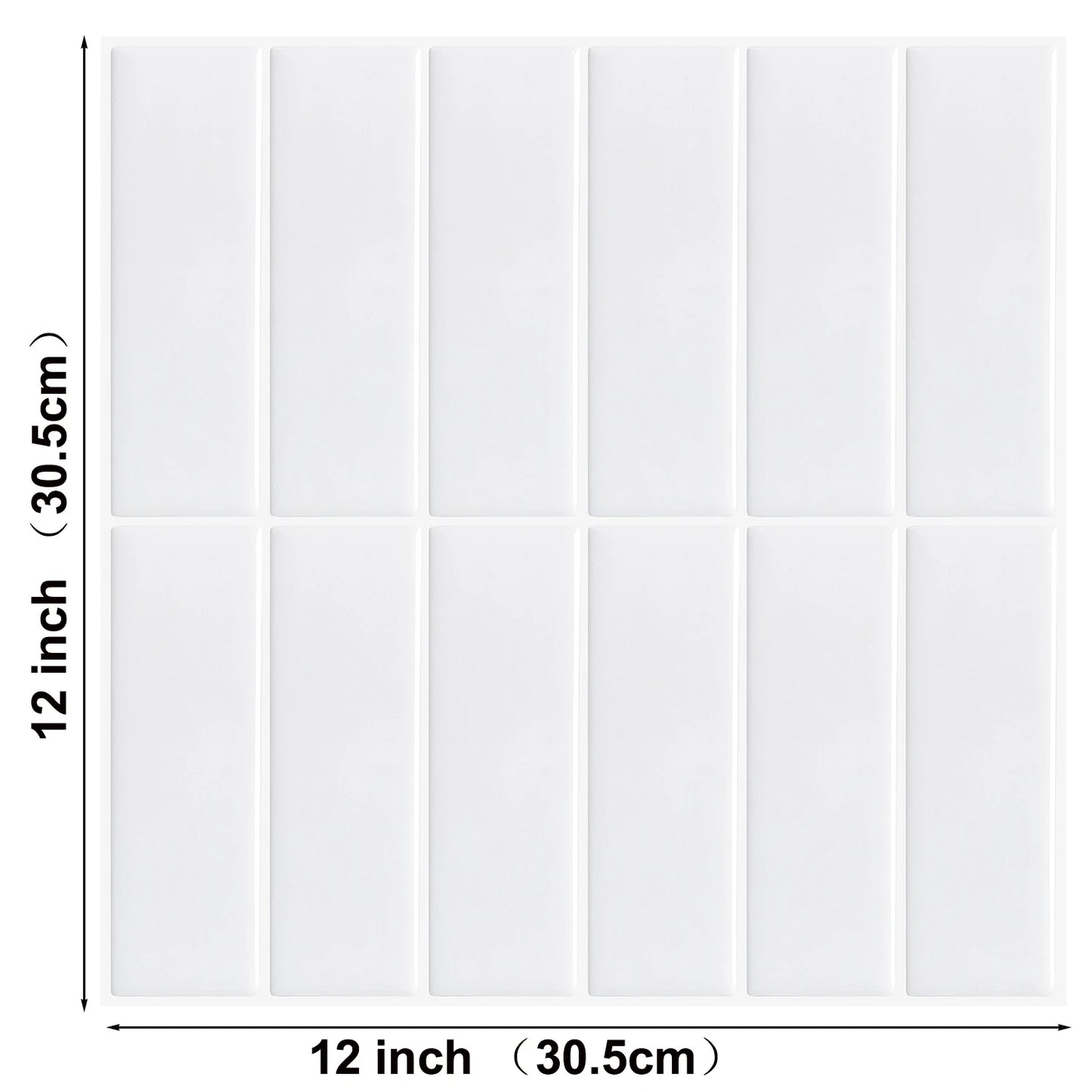 Peel & Stick 3D Wall Tiles (4-Pack)