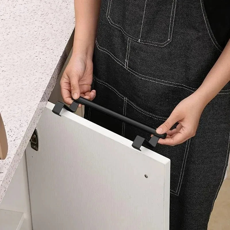 Over-the-Door Stainless Steel Towel Holder