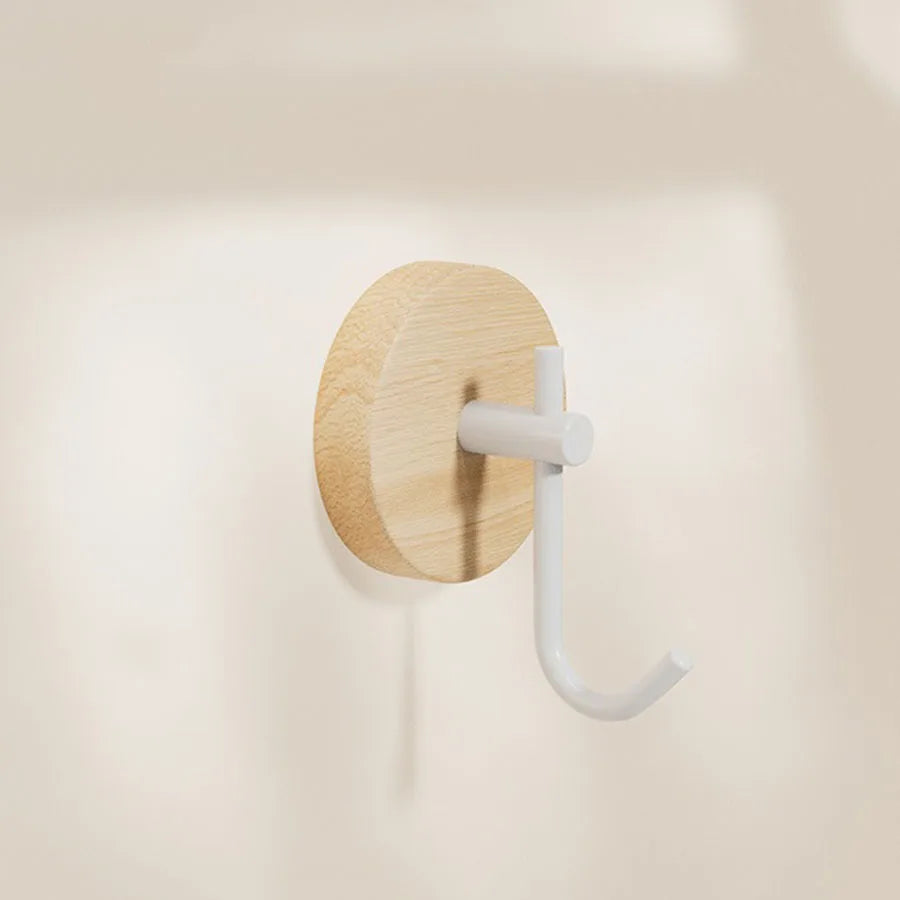 Walnut Wood Adhesive Hook
