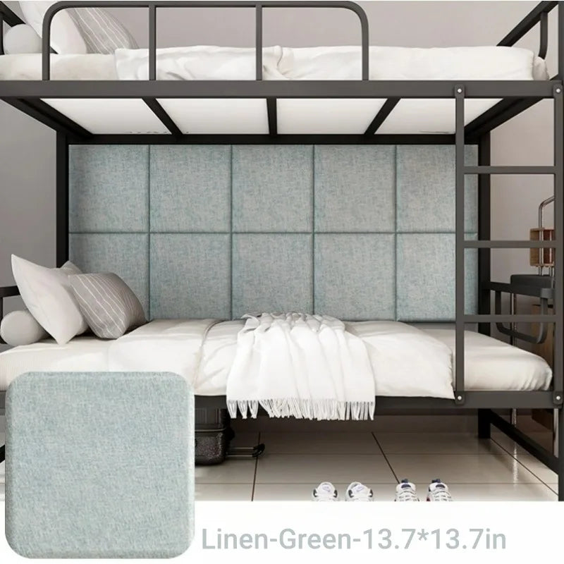 Soft Linen Wall Panels | Peel & Stick Comfort