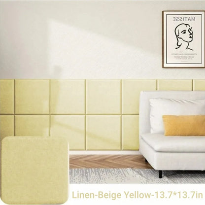 Soft Linen Wall Panels | Peel & Stick Comfort