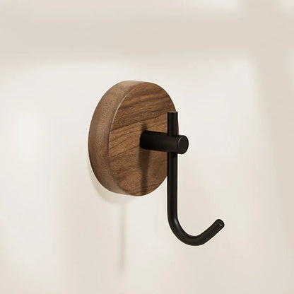 Walnut Wood Adhesive Hook