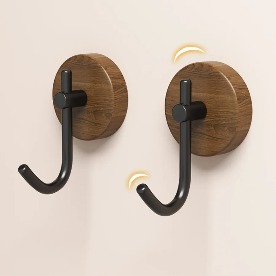 Walnut Wood Adhesive Hook