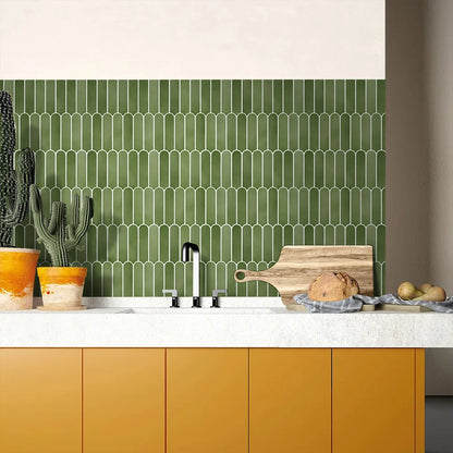 Fish Scale Peel-and-Stick Wall Tiles (30cm x 30cm)
