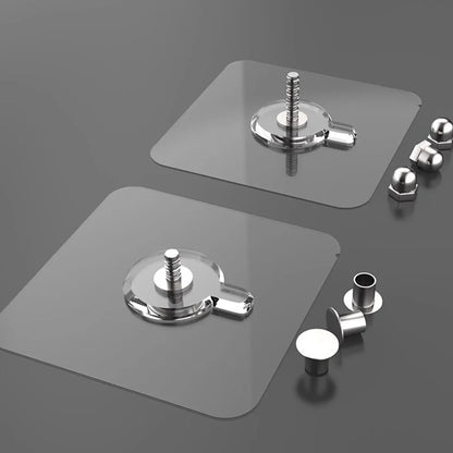 Clear Adhesive Hooks for Damage-Free Hanging