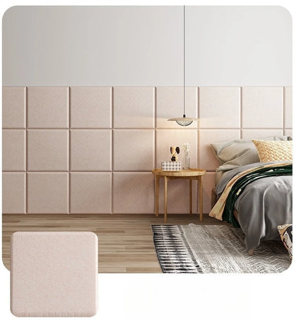 Soft Linen Wall Panels | Peel & Stick Comfort