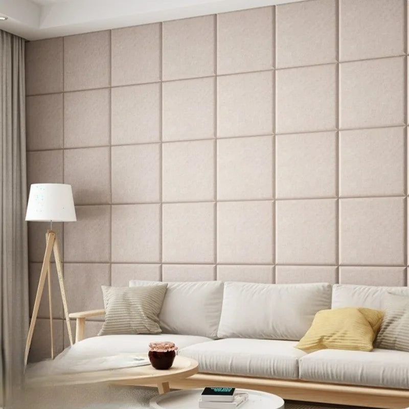Soft Linen Wall Panels | Peel & Stick Comfort