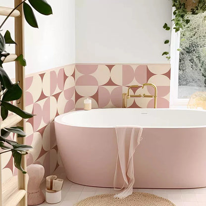 Peel & Stick Geometric Tile Decals (10-Pack)
