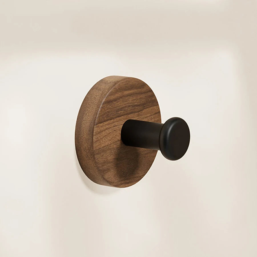 Walnut Wood Adhesive Hook