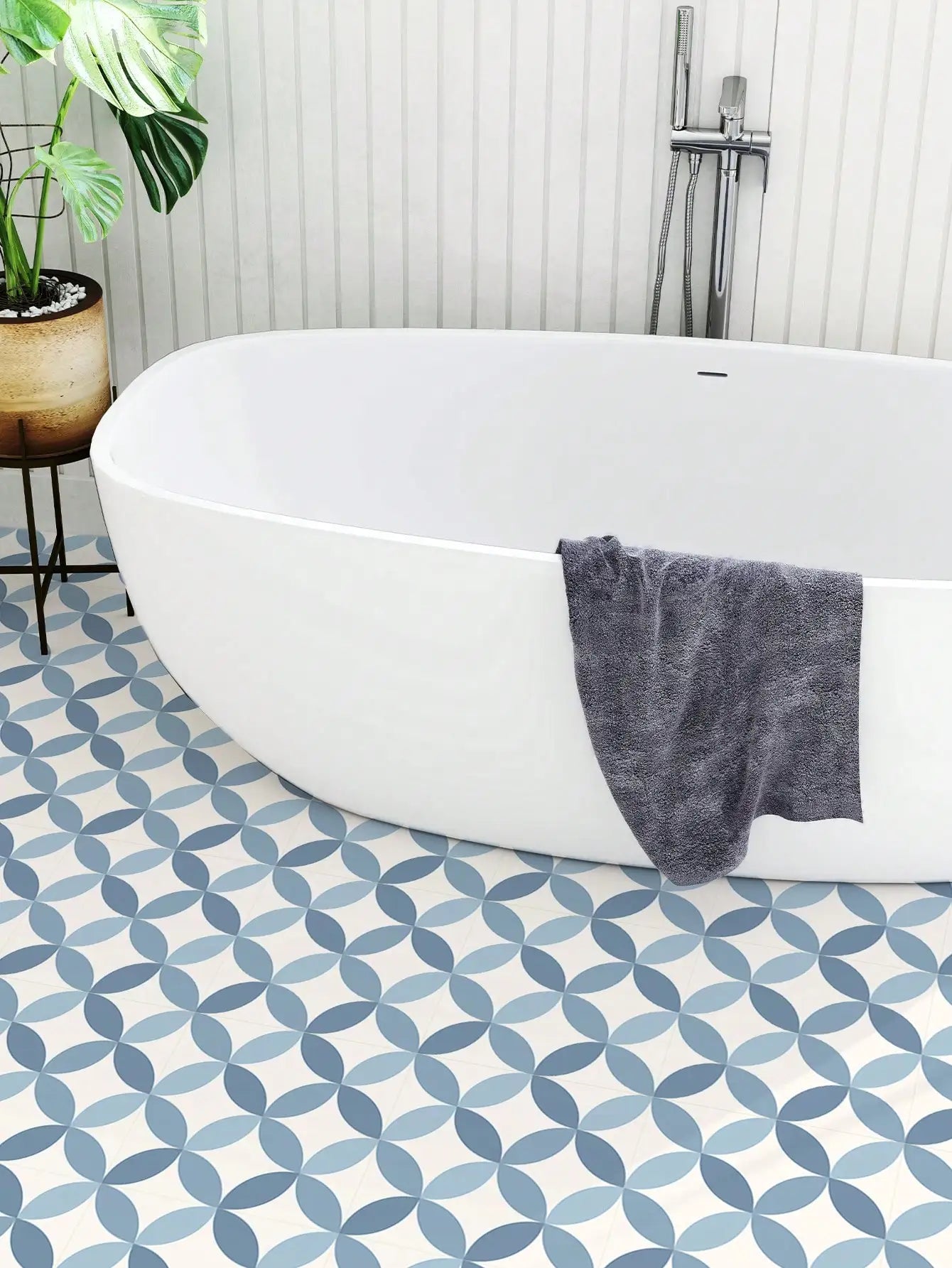 Geometric Pattern Floor Decals (12 Pack)