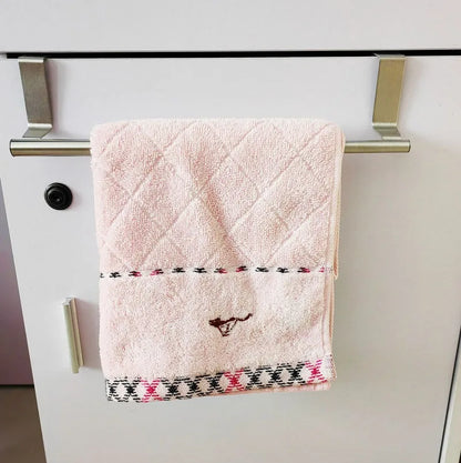 Over-the-Door Stainless Steel Towel Holder