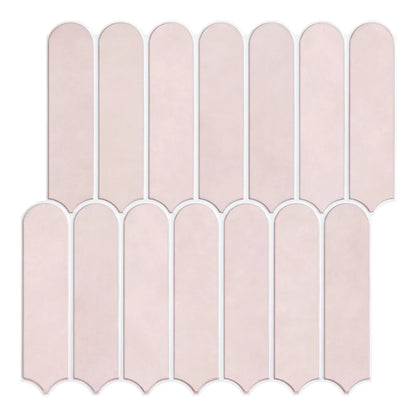 3D Fish Scale Peel-and-Stick Tile Accents (Matte Finish)