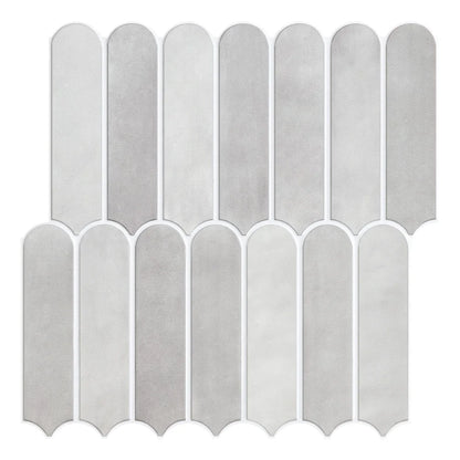 Fish Scale Peel-and-Stick Wall Tiles (30cm x 30cm)