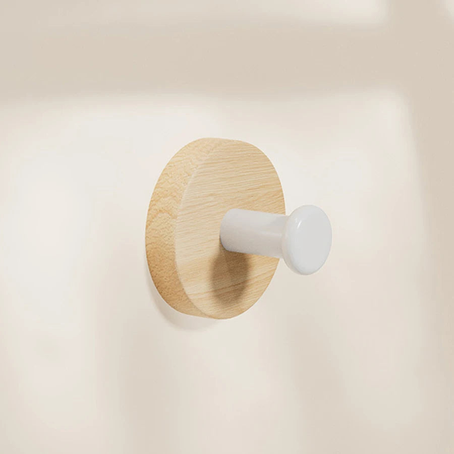 Walnut Wood Adhesive Hook