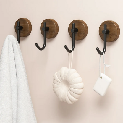Walnut Wood Adhesive Hook
