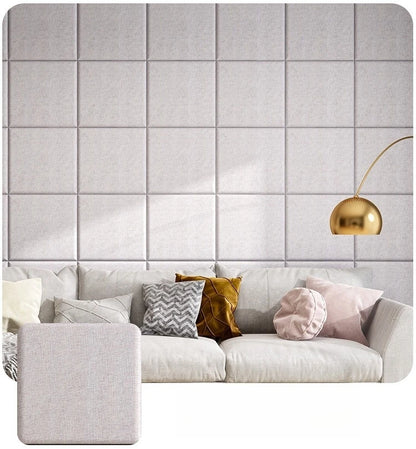 Soft Linen Wall Panels | Peel & Stick Comfort